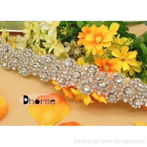 Handmade Bling Bling Crystal Bridal Rhinestone Beaded Trim